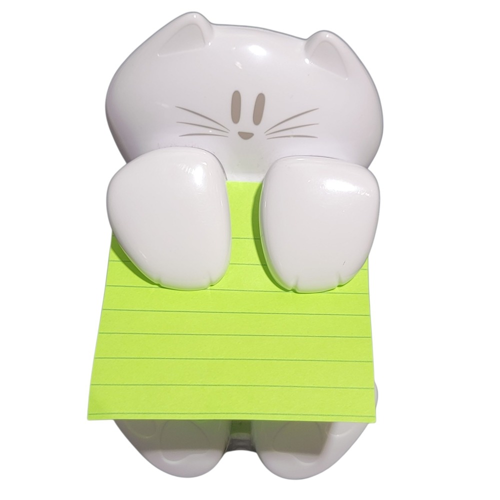 Post-it Pop-Up Note Dispenser‎ Cat Shape 3 x 3 White CAT330